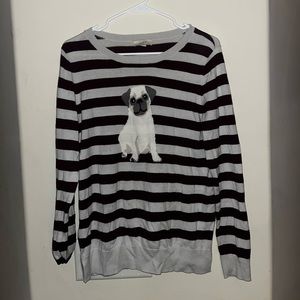 Loft Striped Dog Sweater/Longsleeve